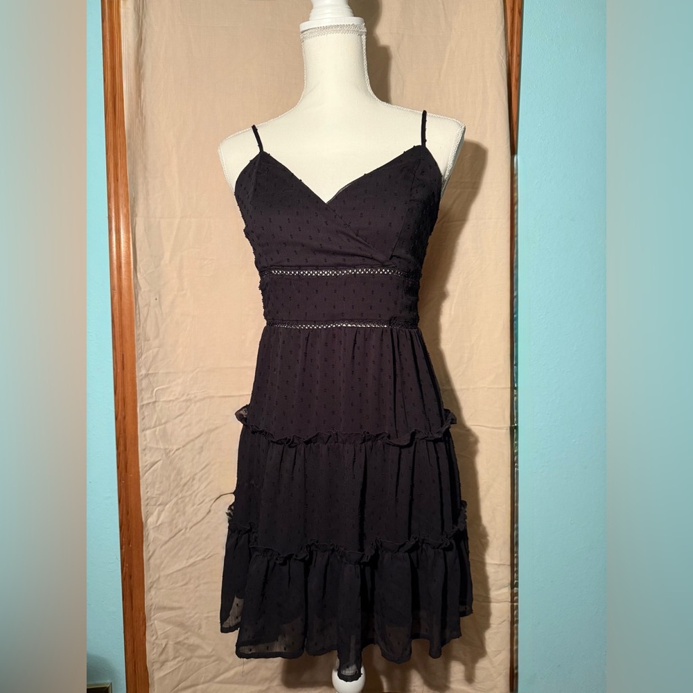 TRIXXI Black mini dress